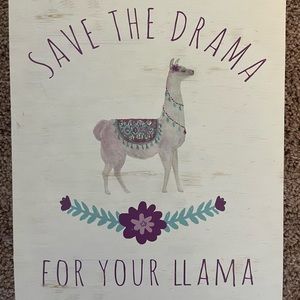 Set of 3 Llama Wall Decor